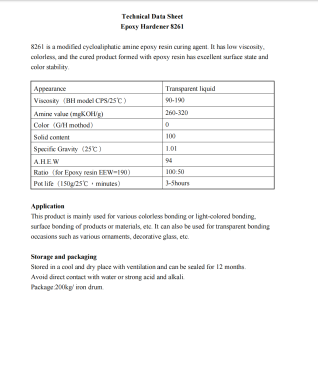 Chất đóng rắn Epoxy 8261
