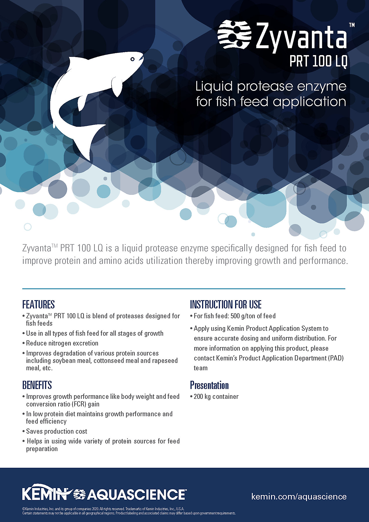 ZYVANTA™ PRT100 LQ